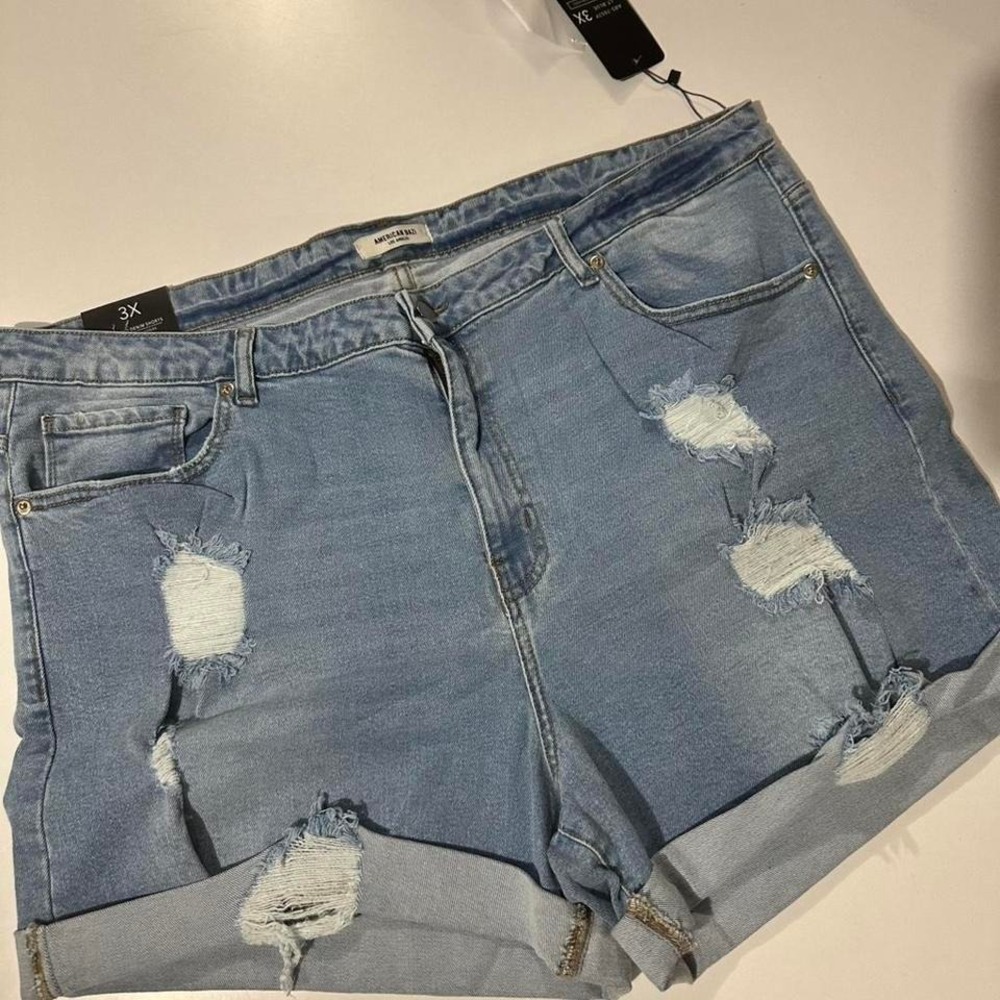 New American Bazi Denim Shorts Size 3X
